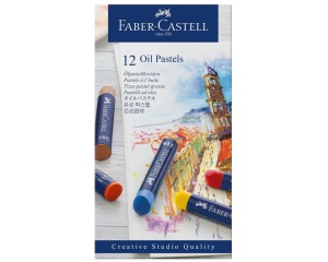 Set 12 pasteluri uleioase Faber Castell FC127012
