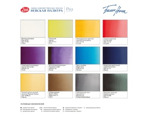Set 12x2 5ml Acuarele White Nights Atlas Botanic Nevskaya 19422754