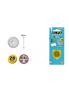 Set 2 lame rezerva PRB-28 pentru cutter PRC-3 Olfa