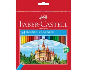 Set 24 creioane colorate Faber Castell 120124