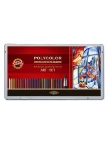 Set 24 creioane fara lemn Polycolor 3896 Koh-I-Noor