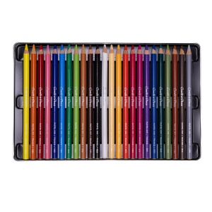 Set 24 Creioane Pastel Cutie Metal Conte 2182