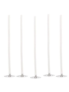 Set 25 fitile albe cu baza metalica nr.4 Pebeo 766223