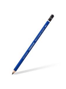 Set 3 creioane grafit acuarelabil + pensula Mars Lumograph 100A SBK4 Staedtler