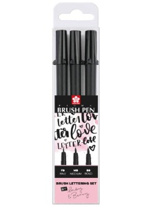 Set 3 linere Pigma Brush Pen SA711 Sakura POXFVKBP349S