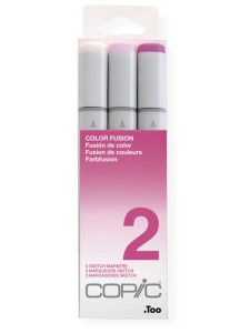 Set 3 markere cu cerneala pe baza de alcool, Copic Sketch Color Fusion 2, 21075652