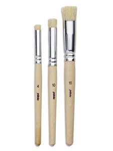 Set 3 pensule pentru sablon Pebeo 952600