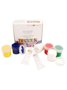 Set 5 culori acrilice + 2 linere + 1 diluant Decola