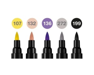 Set 5 Dual-Markere Fashion Pitt Artist Faber-Castell FC162006