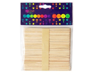 Set 50 buc. bete din lemn natur pentru activitati creative 11,5 cm DP Craft KSPA-001