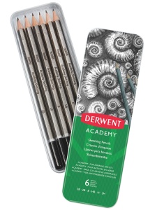 Set 6 creioane pentru schita Derwent 2301945