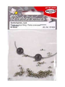 Set 60 margele argintii Meyco 61404