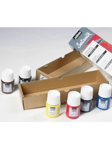 Set 6x20ml culori matase Setasilk initia Pebeo 756485