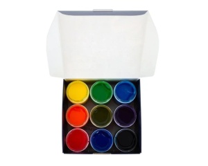 Set 9 x 50ml culori acrilice textile Decola Silk Batik 4441449