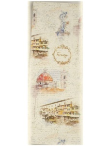 Set caligrafie Toc din sticla, calimara cu tus colorat si hartie asortata Rubinato 2011/11/4