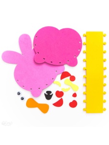Set creativ Iepuras din spuma Dp Craft KSPI-241