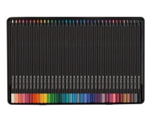 Set de 36 Creioane Colorate in Cutie Metalica Black Edition Faber Castell 116437