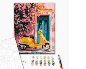Set pictura pe numere a walk in retro style BS54315