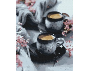 Set pictura pe numere Cafea in cesti BS52053