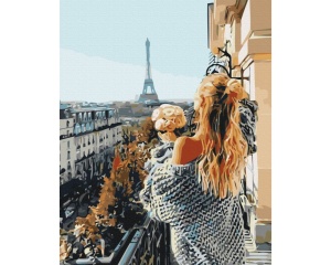 Set pictura pe numere mademoiselle in paris BS52309