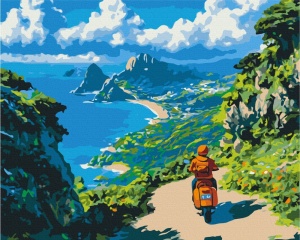 Set pictura pe numere towards the horizon BS54237