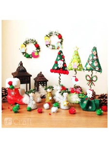 Set 25 Chenille Argintii 0.4 x 30 cm Dp-Craft KSDR-031