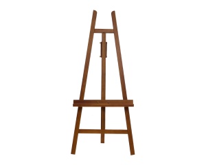 Sevalet Profesional de Studio MEEDEN Basic A-Frame din Lemn de Pin, culoare nuc deschis, 140 cm, cod AFE-6016S-QHT