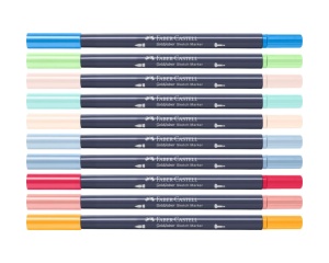 Sketch marker  pe baza de alcool cu 2 capete Goldfaber Faber-Castell
