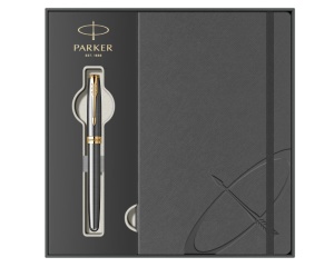 Stilou cu Penita de 18K + Cutie cu Agenda Sonnet Royal Gri CT Parker 113290