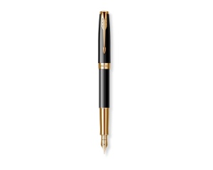 Stilou cu Penita de 18K + Cutie si Agenda Sonnet Royal Negru GT Parker 113290