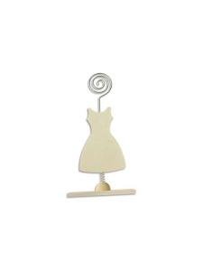 Suport cu rochie pentru fotografie 10x4x15cm Graine Creative 103072