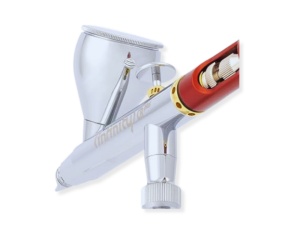 Aerograf Infinity CRPlus 2024 SOLO cu 0.25mm si Cupa 2ml Titanium Harder & Steenbeck 122231
