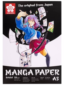 Bloc de desen Manga Paper A3 250gr Sakura 99manpadA3
