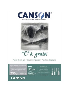 Bloc desen C a grain Grey Canson