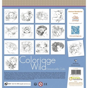 Carte de colorat Wild6 28 file Avenue Mandarine GY124C