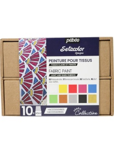 Culori textile Setacolor Opaque Pebeo set 10 x 45 ml 619012