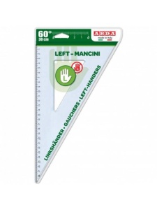 Echer pentru stangaci 60° 30cm Arda 28830MAN