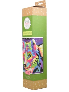 Kit broderie cu strasuri colorate Wolf DP Craft DSM-105118