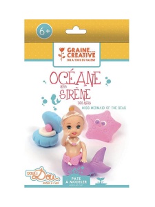 Kit Creativ cu Pasta de Modelat model Sirena Graine Creative 750111