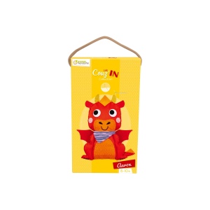 Kit Creativ de Cusut pentru Copii model Aaron the Dragon Avenue Mandarine KC139C