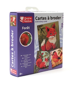 Kit de cusut Graine Creative pentru copii cu personaje din padure 750246
