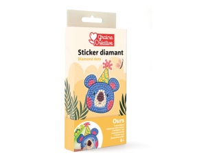 Kit Mozaic cu Strasuri, model Urs 750276 Graine Creative