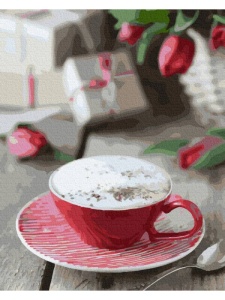 Kit pictura pe numere Cup of Cappuccino 38491