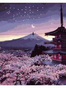 Kit pictura pe numere Evening Japan Profiart GX33813