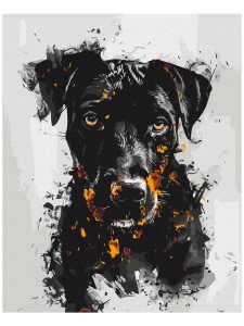 Kit pictura pe numere Fire Dog 53929