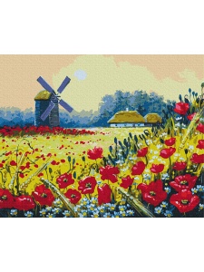 Kit pictura pe numere Poppies Field 53148