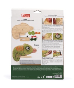 Kit string art pentru copii, model cameleon, Graine Creative 750234