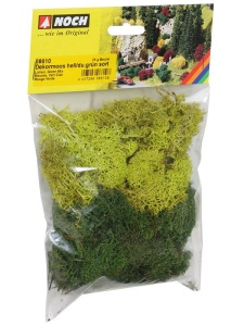 Licheni pentru diorame Light and dark green 35g Noch 8610