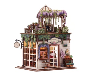 Macheta 3D din lemn, model Florarie 651071 Graine Creative