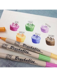 Marker dublu Zig Kuretake Brushables